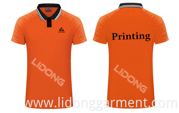 LiDong Comfortable Sport Wear For Men Sublimation Custom printed Logo t-shirts